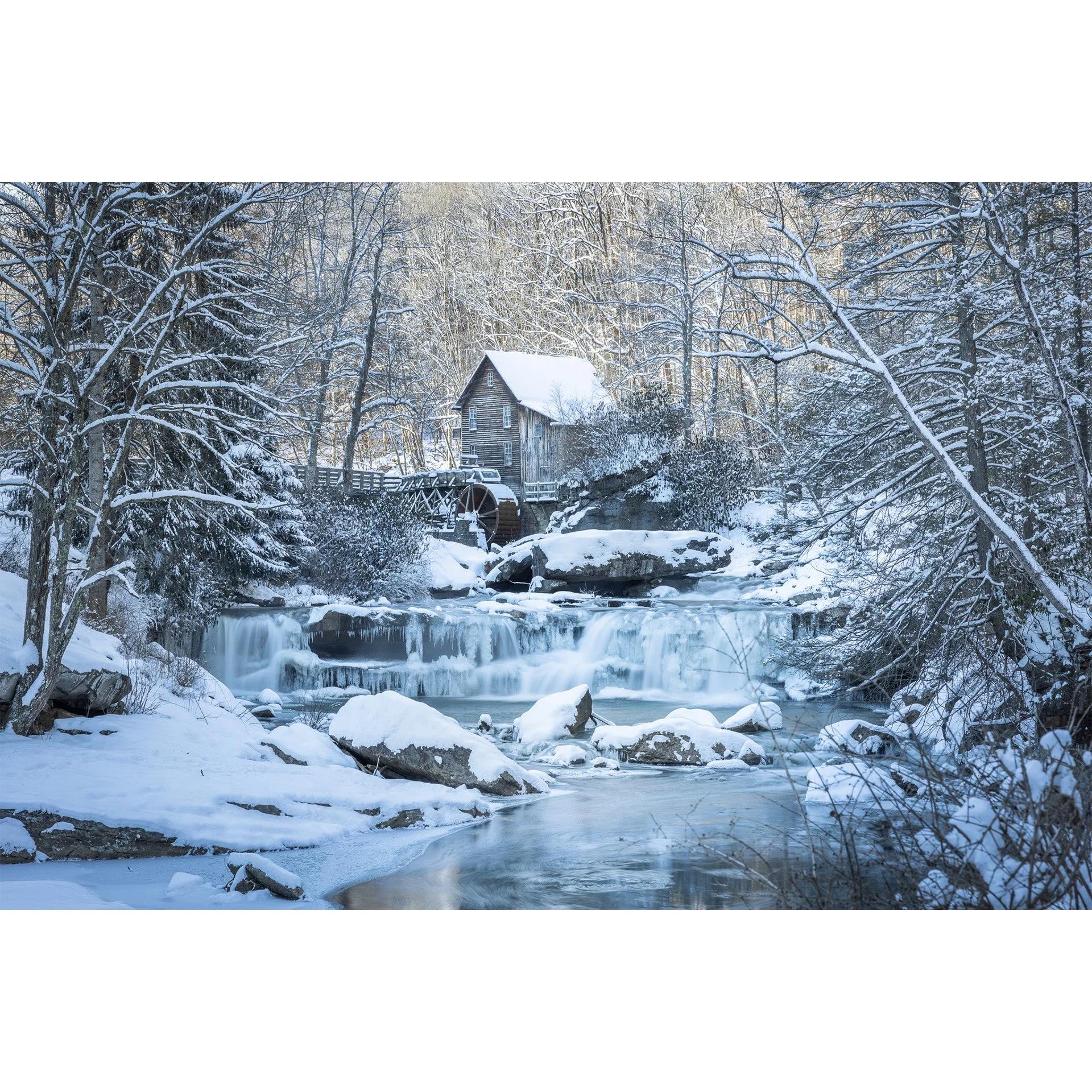 Mill in the Snow
